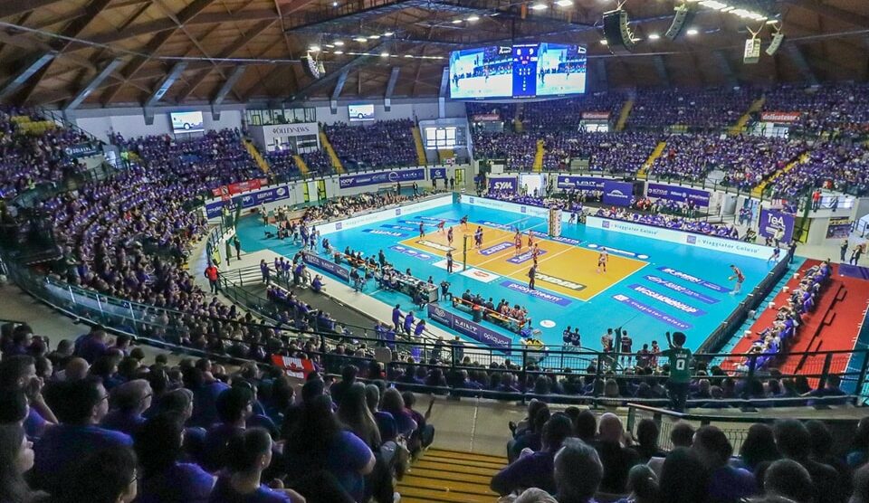 La Opiquad Arena di Monza in una foto Vero Volley