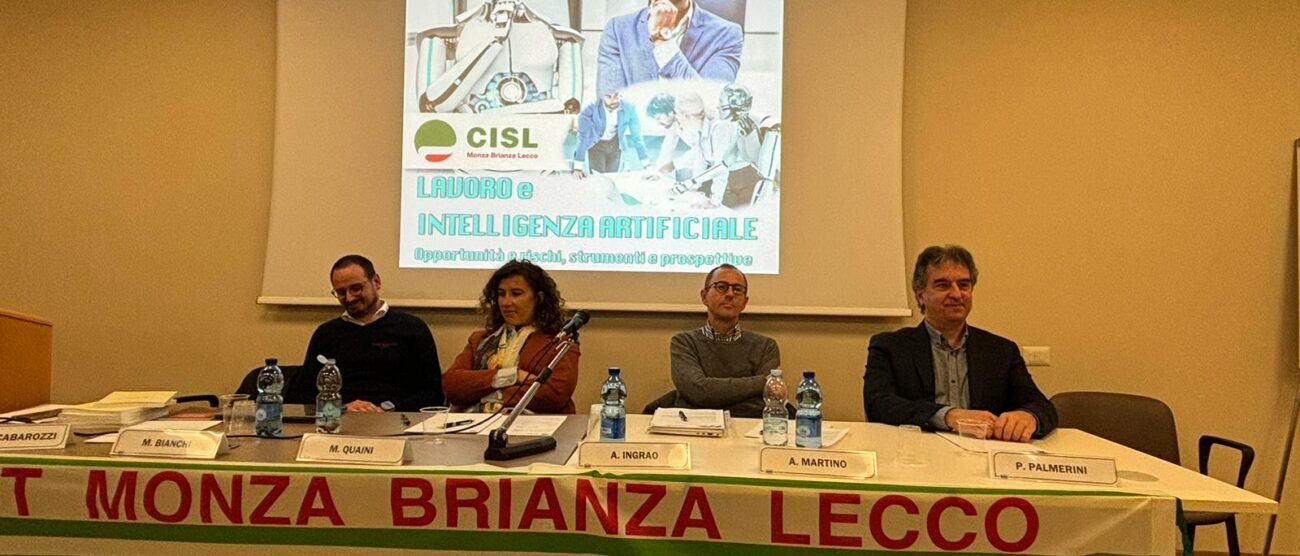 Cisl intelligenza artificiale nel lavoro i relatori