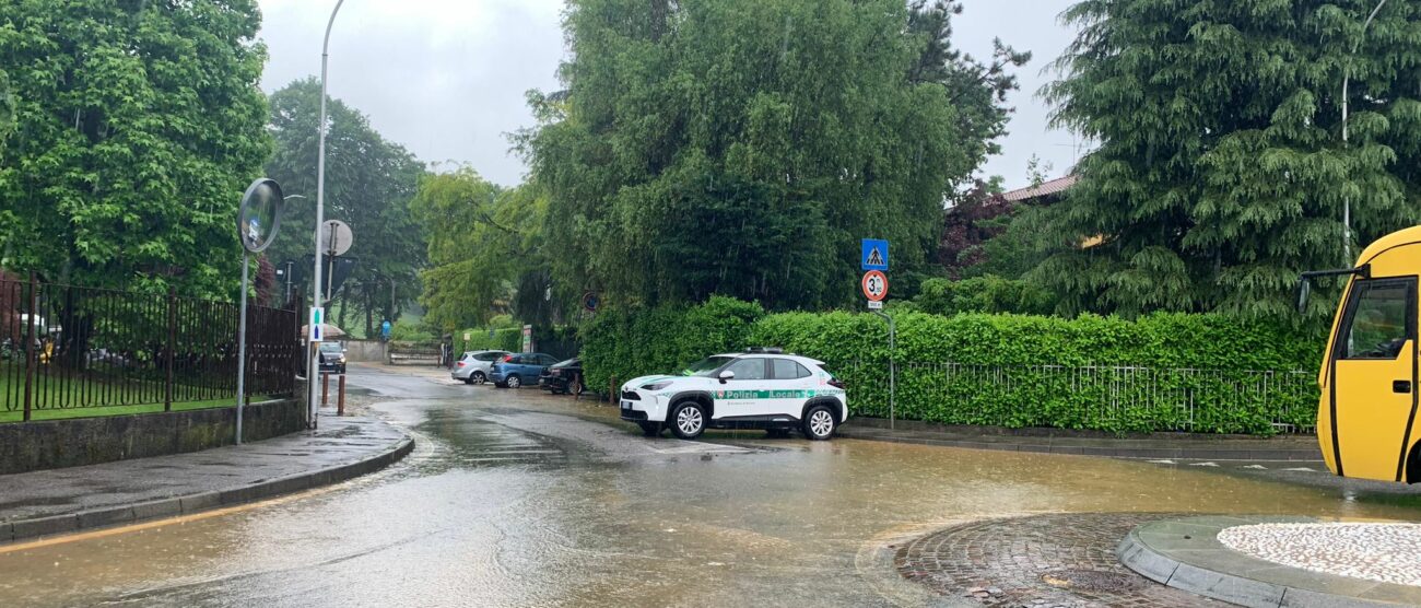 Allerta meteo Arcore via Toscana viale Brianza