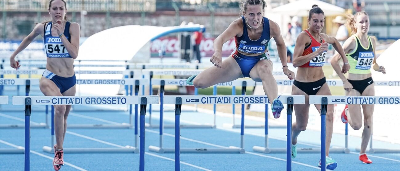 Atletica Polzonetti Celeste, seconda da sinistra
