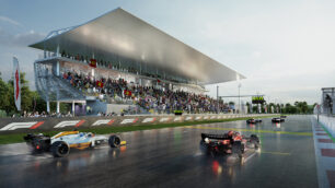 Autodromo di Monza il rendering delle nuove tribune