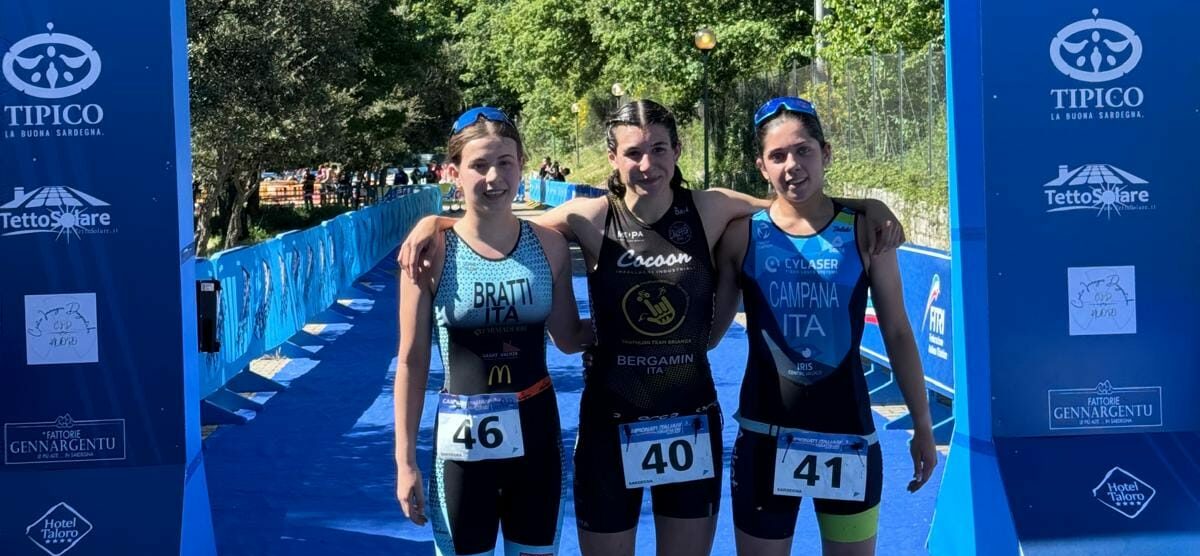 Lissone Triathlon Bergamin Giulia pett. 40 Camp.Italiana