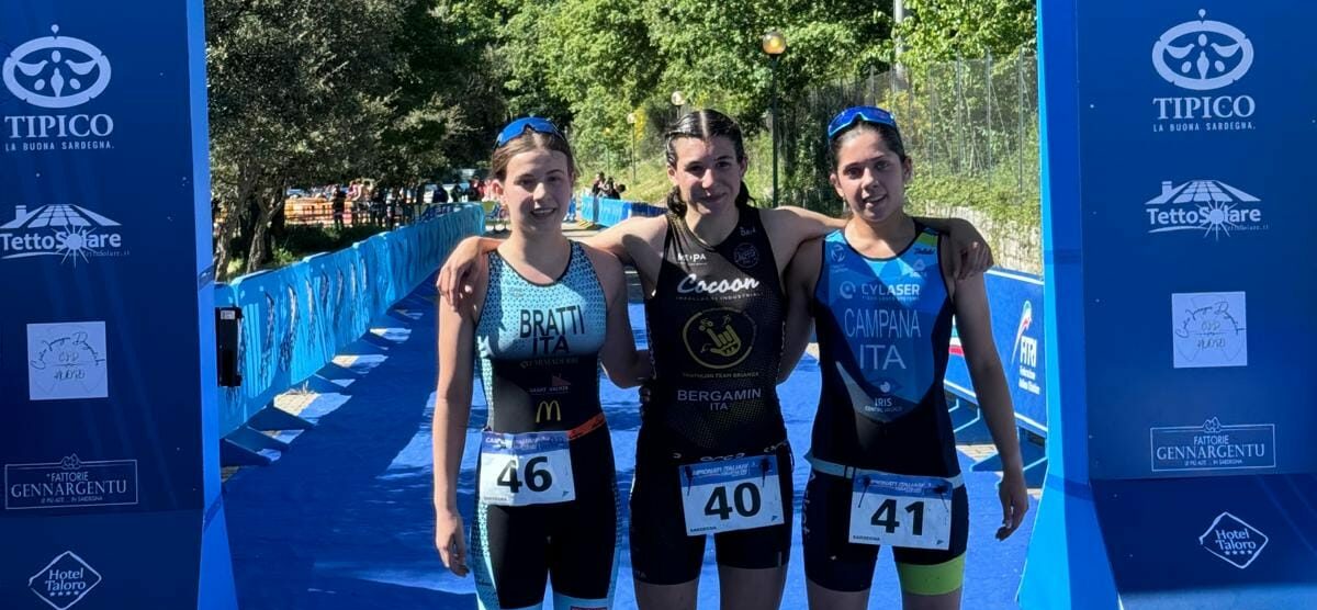 Lissone Triathlon Bergamin Giulia pett. 40 Camp.Italiana