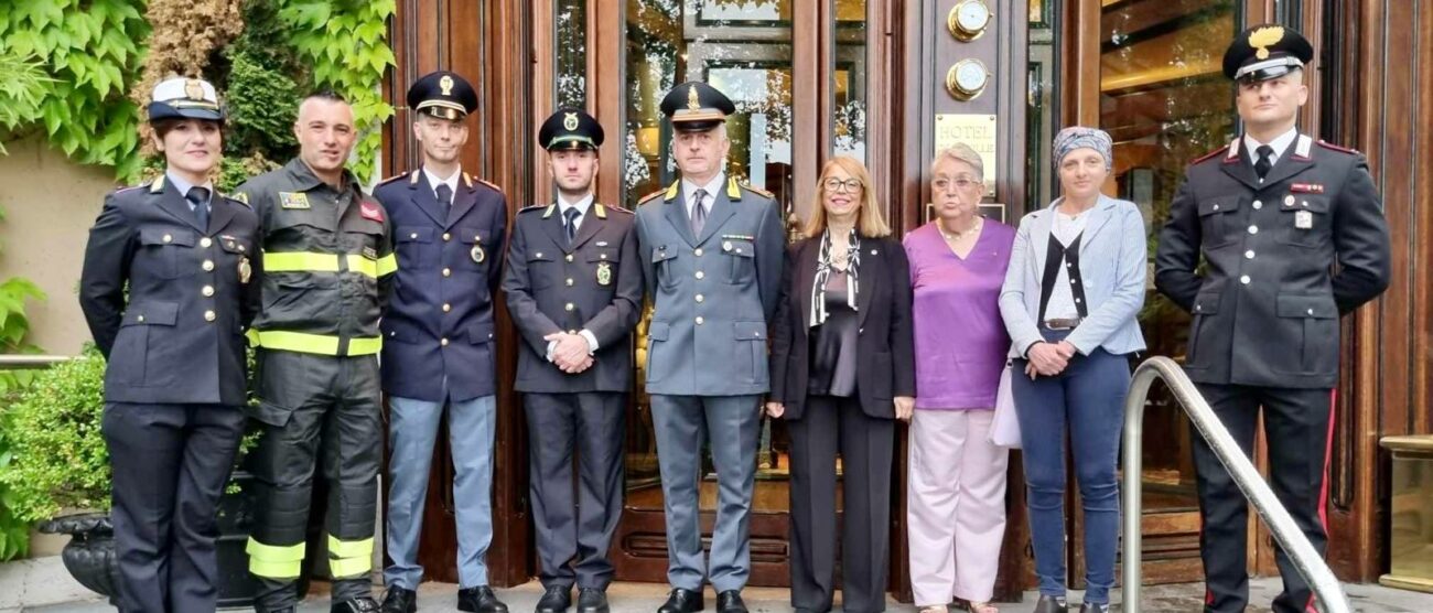 Monza Lions premiazione Forze dell'Ordine