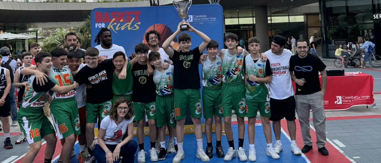 Basket for Kids per Comitato Verga 2024 vincitori Sportlandia Tradate