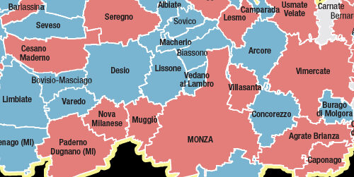 Monza e Brianza: la mappa politica prima delle Comunali 2024