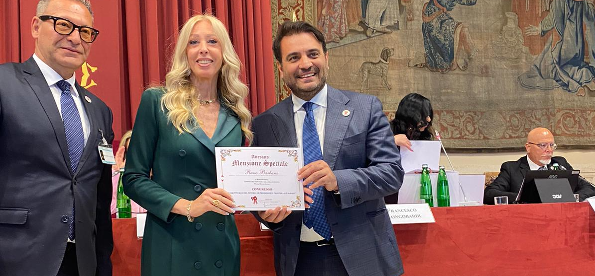 Monza Barbara Russo premiata a Roms