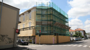 Monza cantiere via Lecco