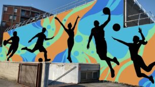 Monza murale Elisa Sala - foto Rugby Monza