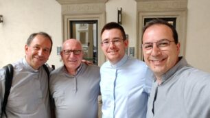 Nova Milanese Don Luigi, don Michael e don Piercarlo