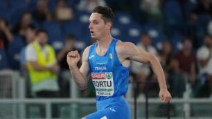 Atletica leggera Filippo Tortu Europei Roma - foto Fidal/Grana