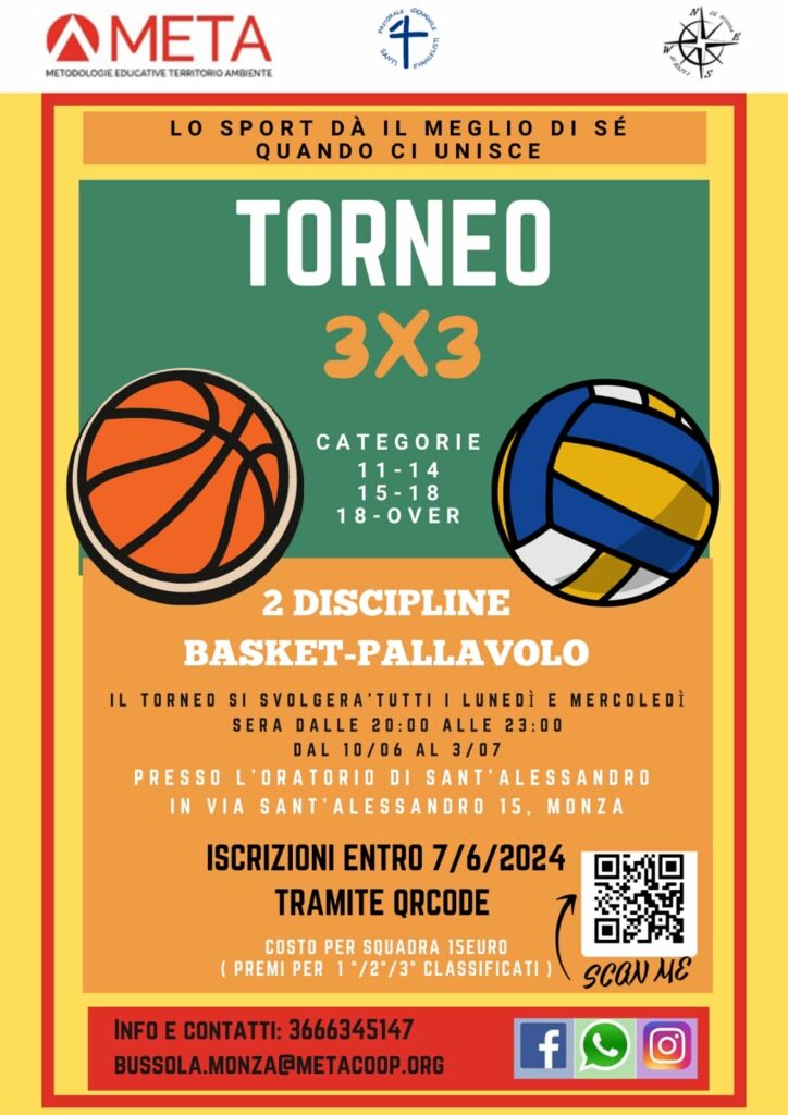 Monza locandina 3x3 di San Rocco