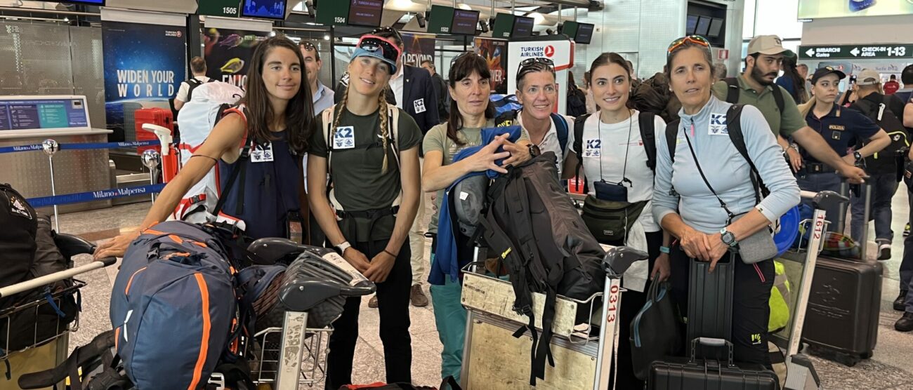 Le partecipanti alla spedizione K270 - foto Cai
