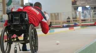 Bocce paralimpiche sitting - foto Fib