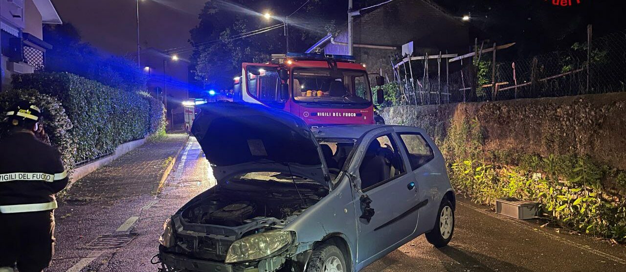 I soccorsi a Limbiate in via Bolzano
