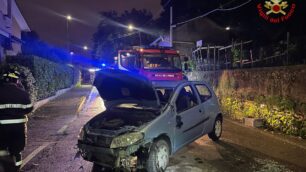 I soccorsi a Limbiate in via Bolzano