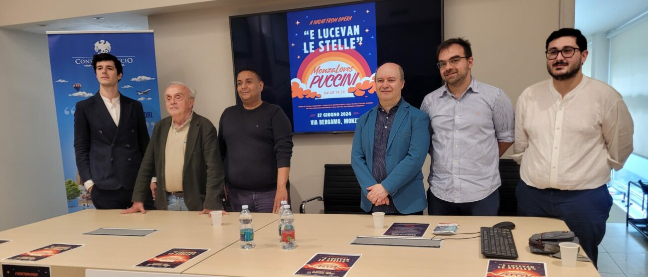 La presentazione della serata pucciniana di via Bergamo