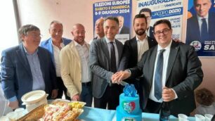 Politica inaugurazione sede Forza Italia Vimercate