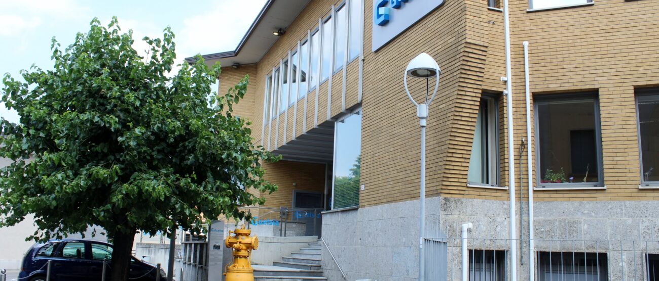 La sede di Aeb, in via Palestro a Seregno