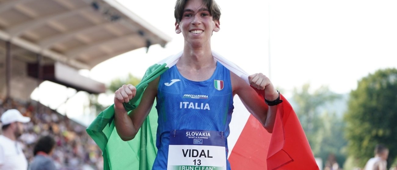 Atletica Nicolò Vidal Banska 2024 Europei U18 bronzo - foto Fidal
