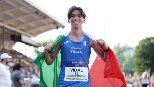 Atletica Nicolò Vidal Banska 2024 Europei U18 bronzo - foto Fidal