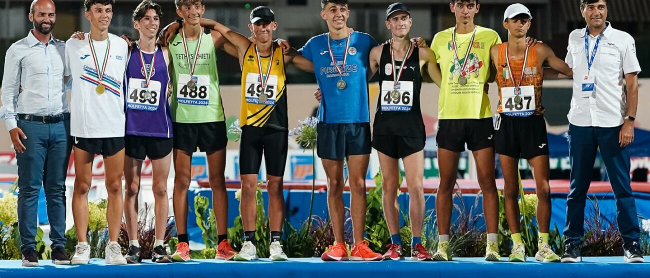 Atletica Vidal Nicolo PBM terzo da sinistra 2024