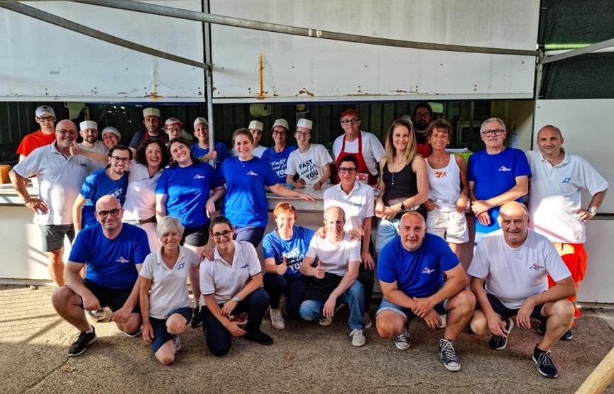 Croce Bianca Giussano volontari festa