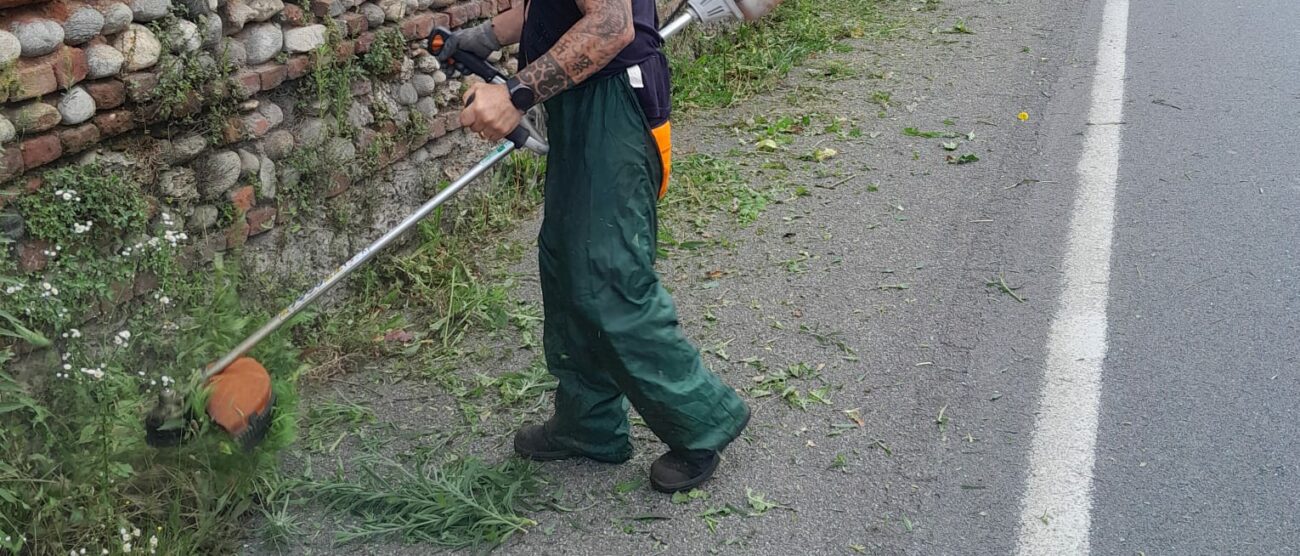 Monza taglio erba strade