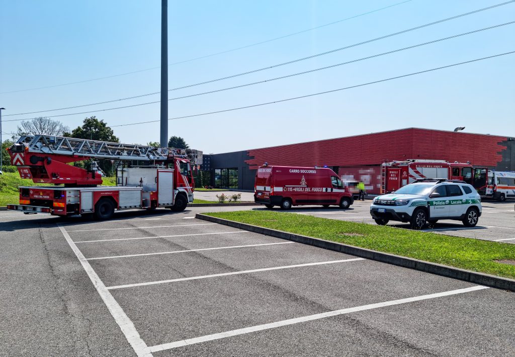 Giussano caduta incidenti sul lavoro