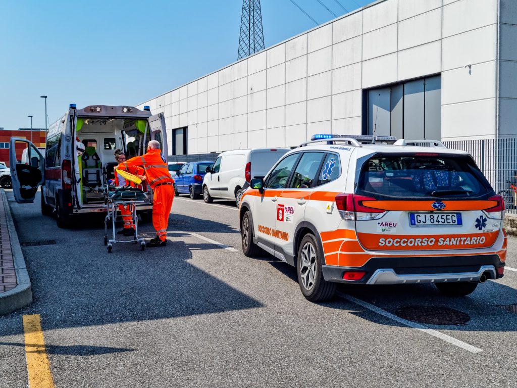 Giussano caduta incidenti sul lavoro