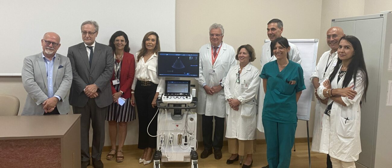 Irccs San Gerardo Monza nuovo ecocardiografo donato dall'Associazione Brianza per il Cuore
