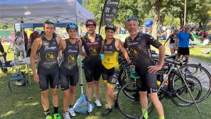 Lissone TTB gruppetto a Ledro prima a sinistra Bergamin 2024