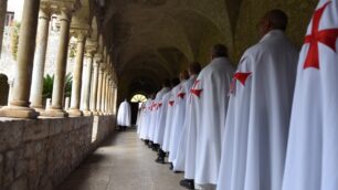 I templari in una foto pubblicata dal sito templarioggi.it