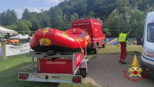 Vigili del fuoco Monza a Medolago