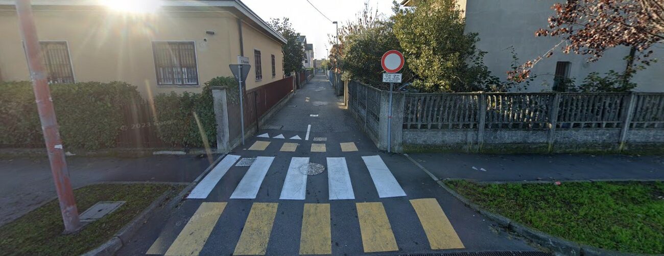 Brugherio via Pisacane - foto Google Maps