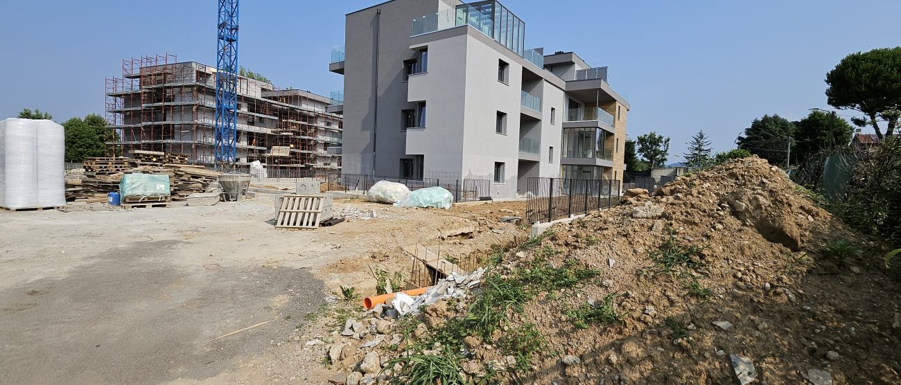 Usmate Velate cantiere Villaggio dei Pini