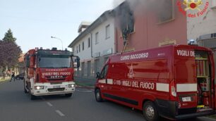 Incendio a Cesano Maderno