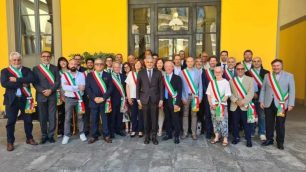 Sindaco Anna Varisco Paderno Dugnano e sindaco con prefetto Milano