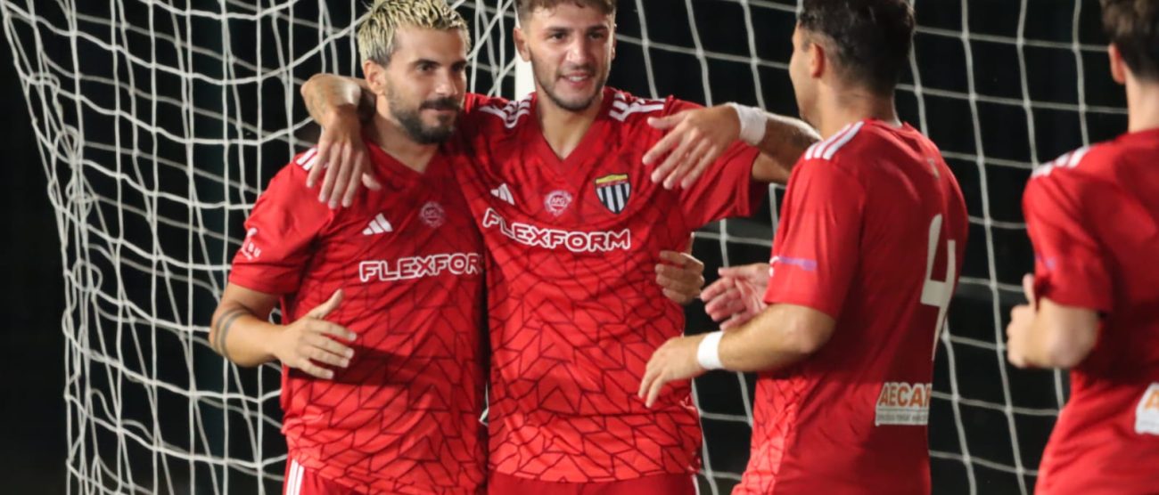 Calcio Eccellenza i calciatori del Meda esultano agosto 2024
