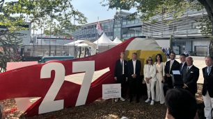 F1 Gp Italia 2024 Monza monumento ad Alboreto