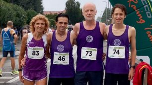 Atletica da sinistra Ghezzi Mercandalli Terragni Fabio Terragni Federico