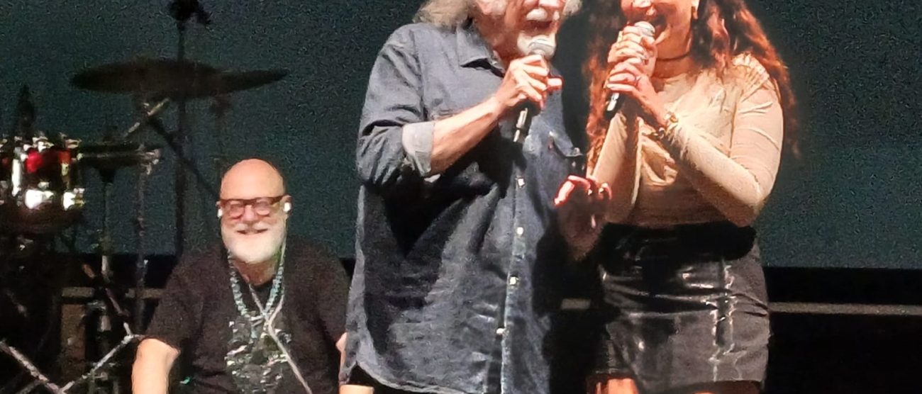 Monza FuoriGp Matia Bazar sul palco con lo storico tastierista Piero Cassano, residente in città - foto Federico Faicchia