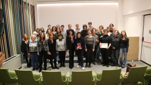 Monza Teatro Manzoni studenti premiati per la critica teatrale - foto Radaelli