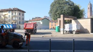 Monza area piazza Cambiaghi