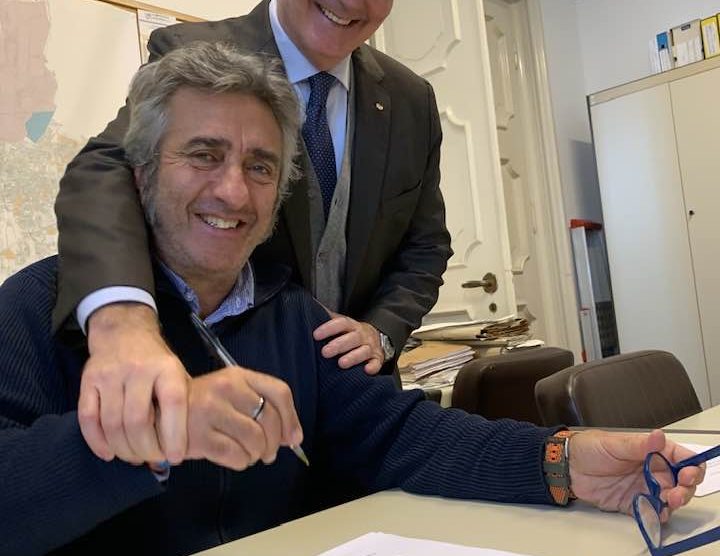 Monza firma convenzione Villa Valentina Alfredo Colina