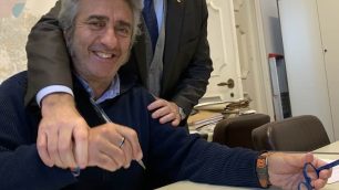 Monza firma convenzione Villa Valentina Alfredo Colina