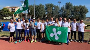 Atletica Lombardia Master Trofeo Regioni 2024 a Catania con atleti brianzoli