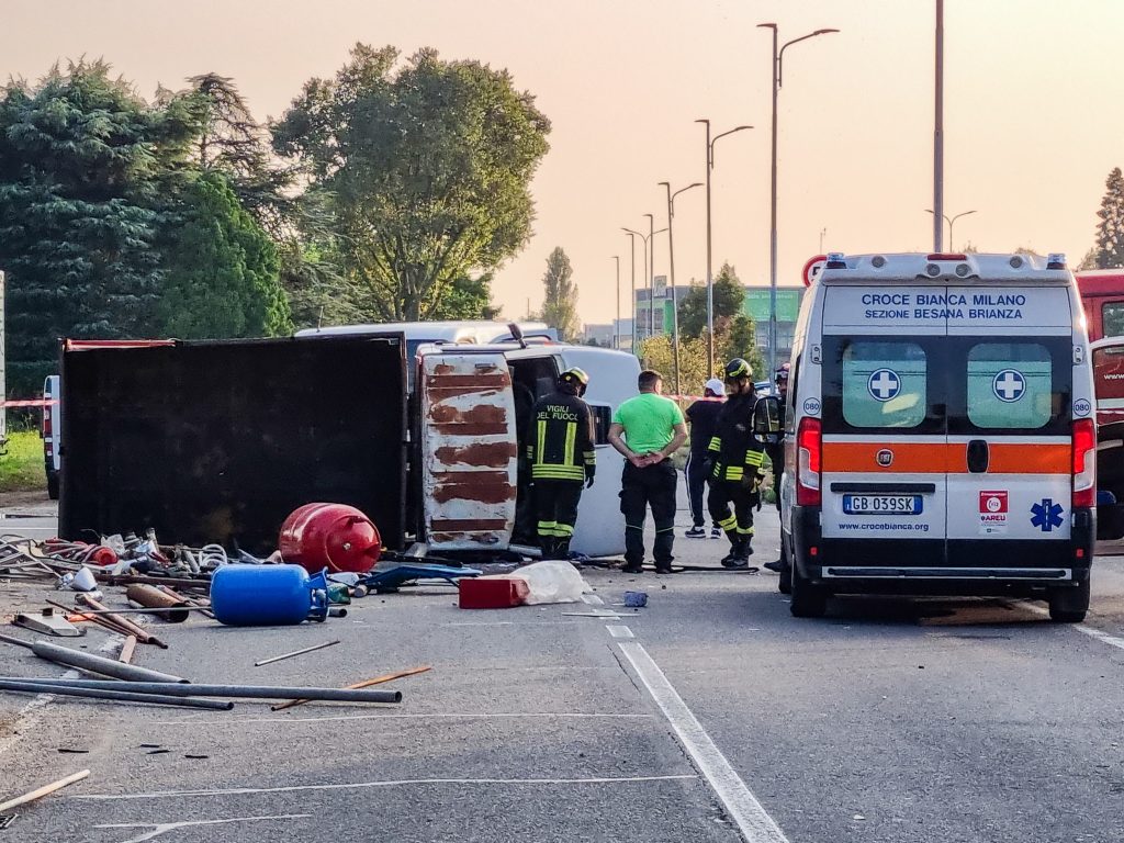 Carate Brianza incidente
