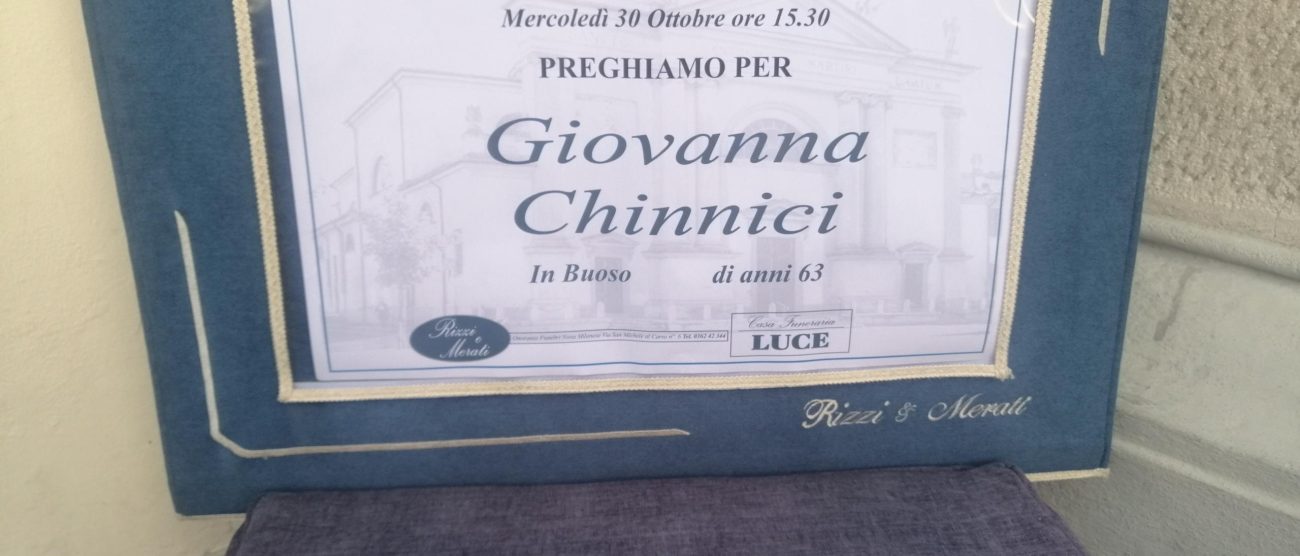 Nova Milanese funerale Giovanna Chinnici