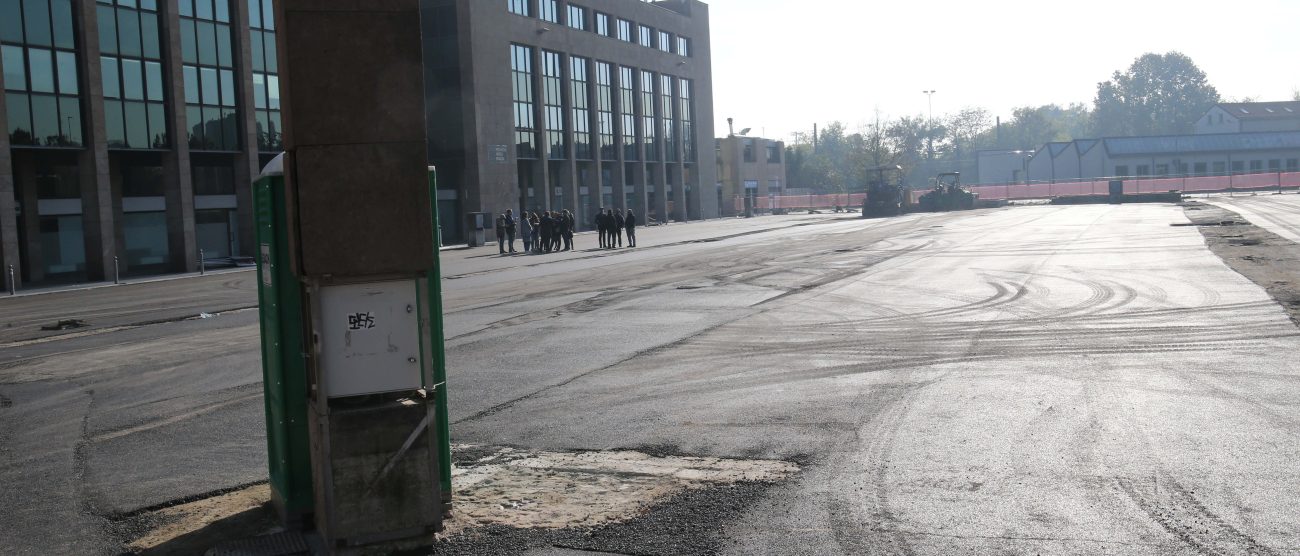 Monza sopralluogo piazza Cambiaghi - foto Radaelli